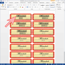 word etiketten