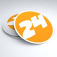 logo drucken aufkleber