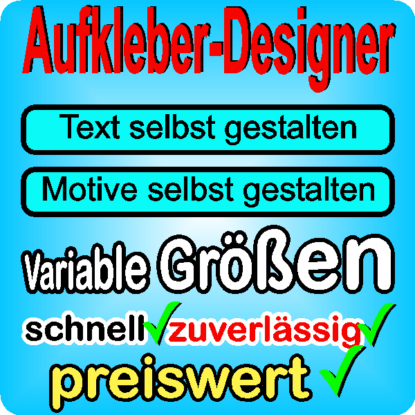 aufkleber online erstellen