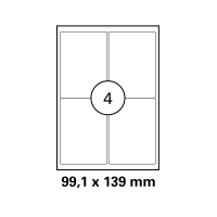 din a4 etiketten