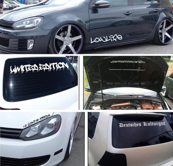 aufkleber drucken auto