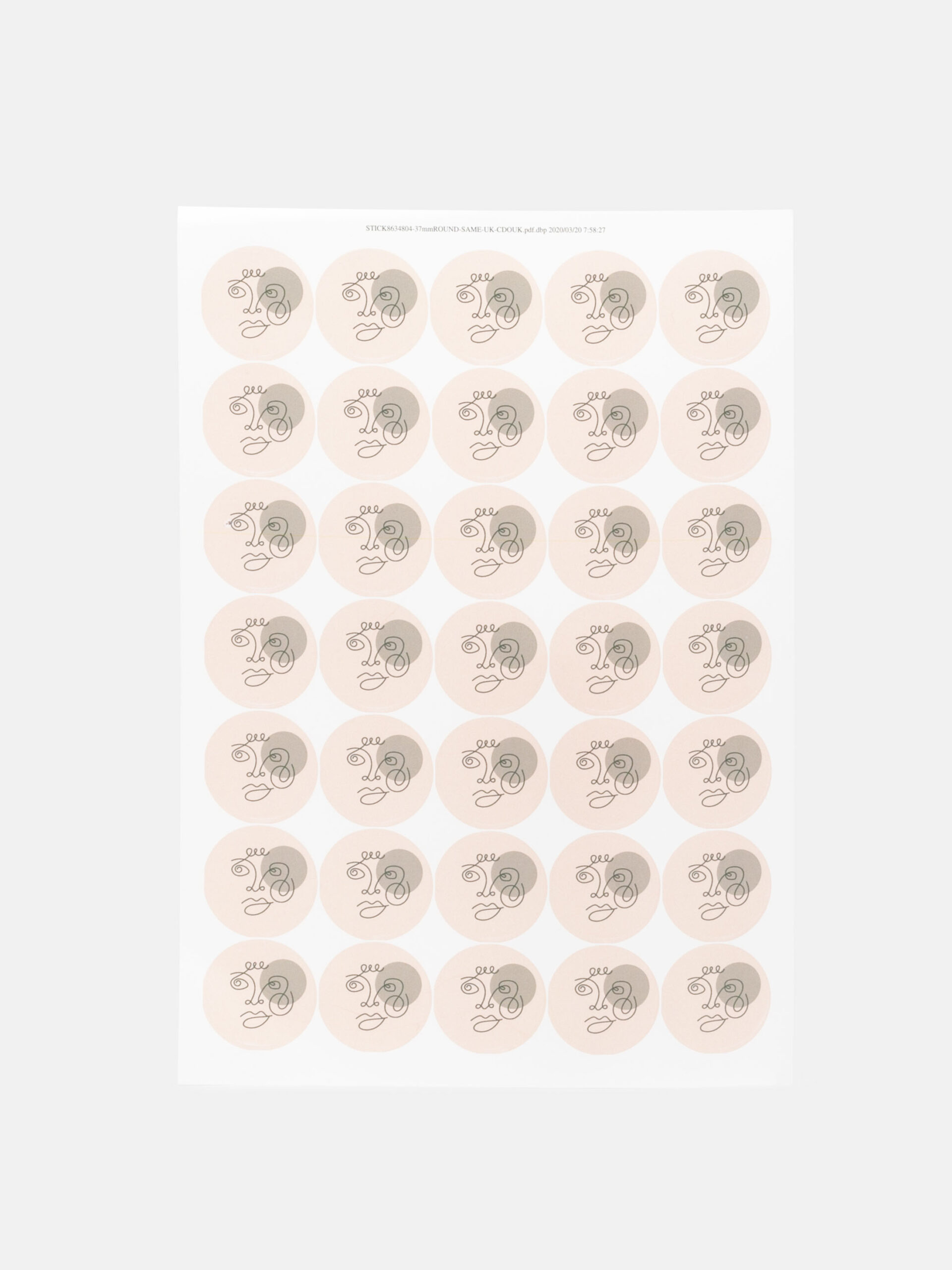 aufkleberbogen drucken