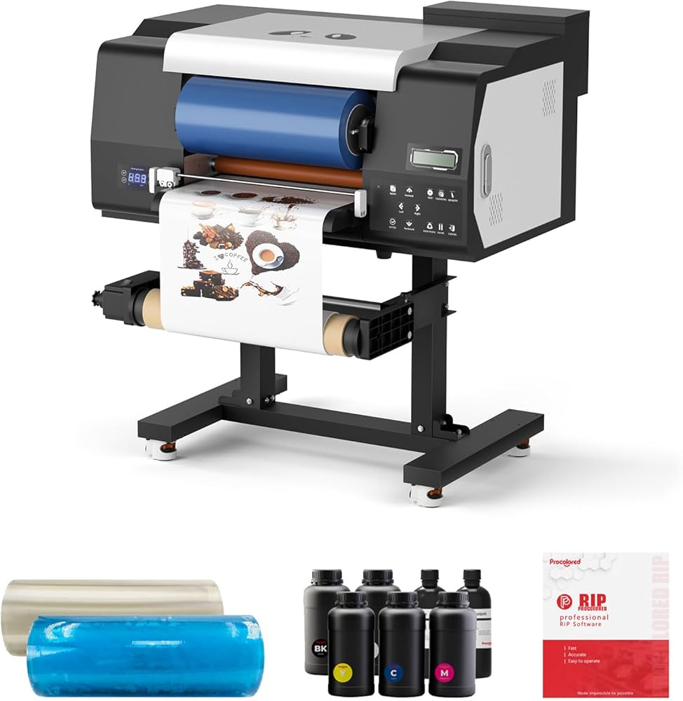 aufkleber drucken maschine