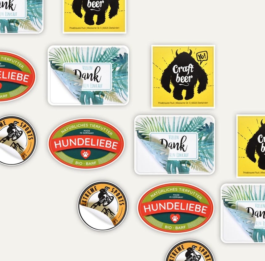 aufkleber online shop