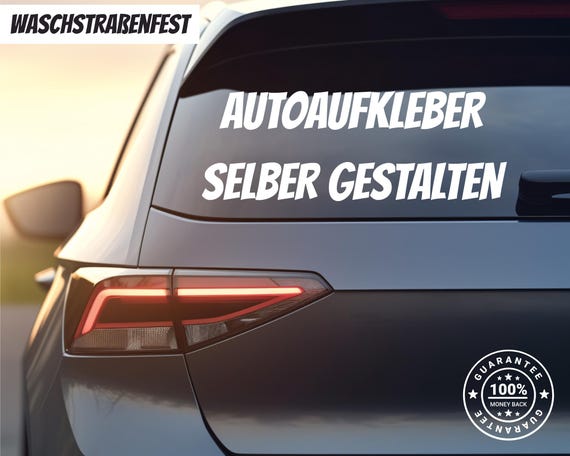 autoaufkleber selbst gestalten günstig