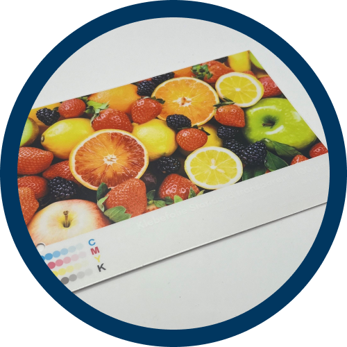 fluoreszierende aufkleber drucken