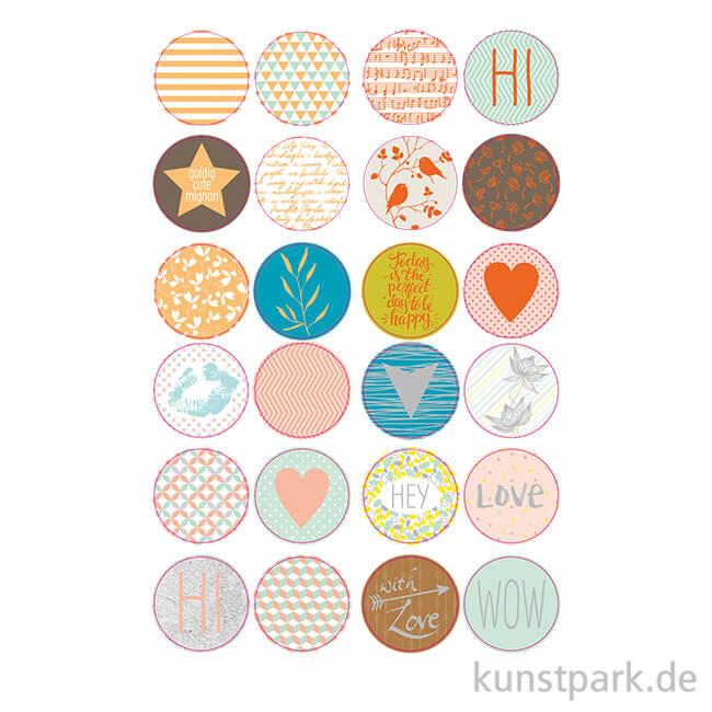 sticker rund