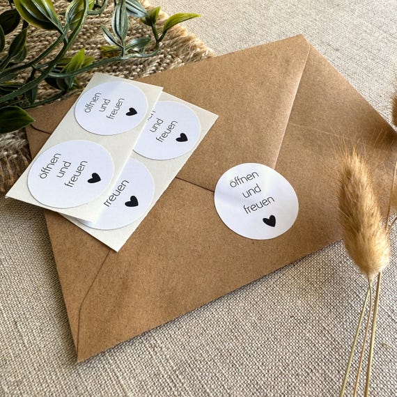 absender aufkleber für briefe