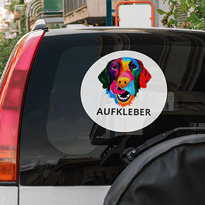 aufkleber drucken auf rechnung