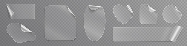 aufkleber transparent