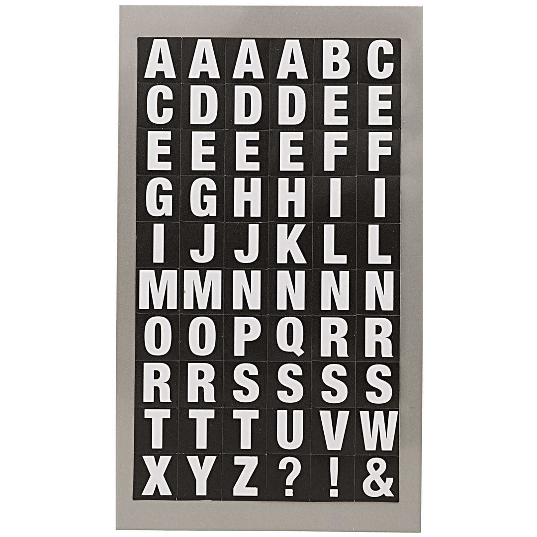 buchstaben aufkleber