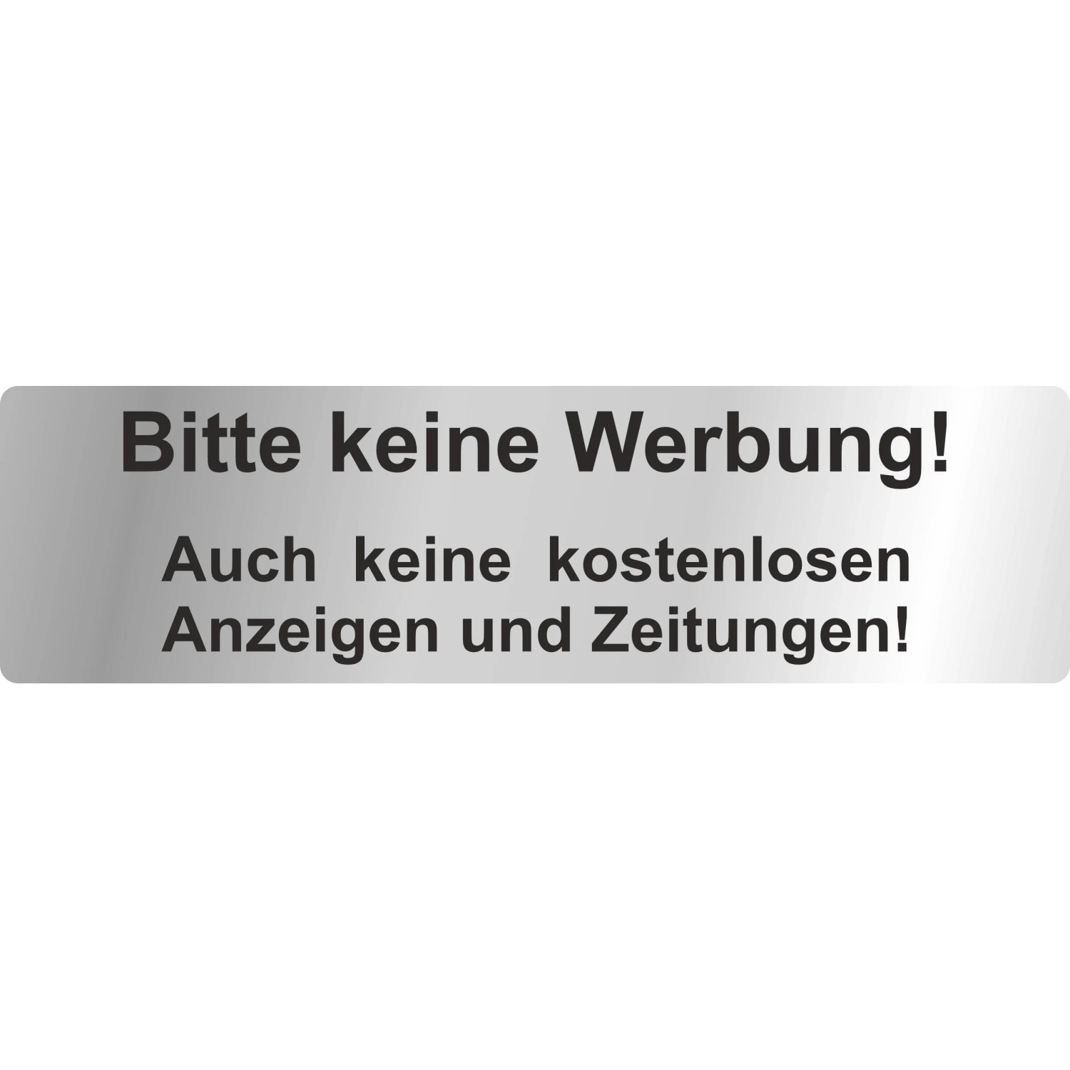 aufkleber briefkasten keine werbung