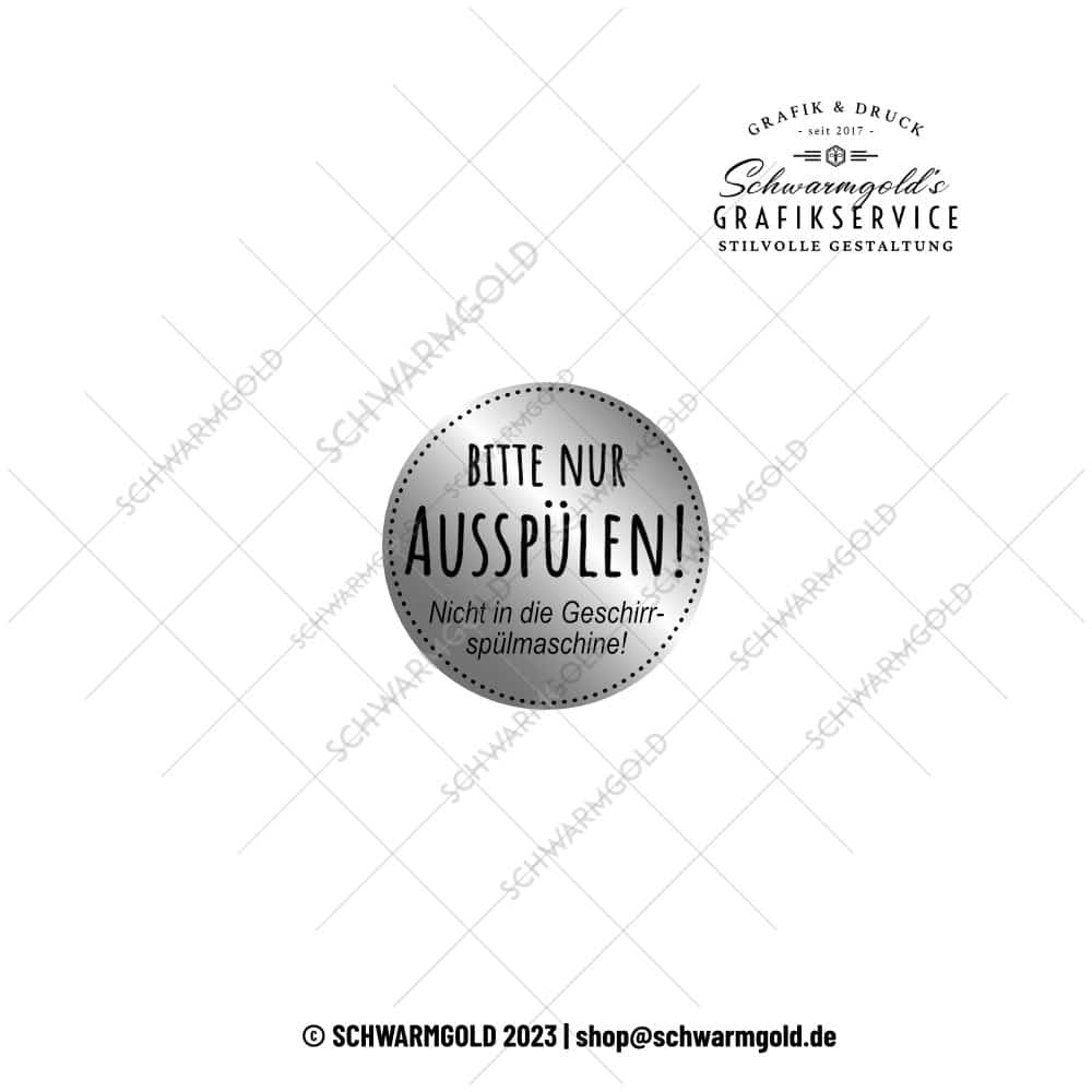 spülmaschinen aufkleber